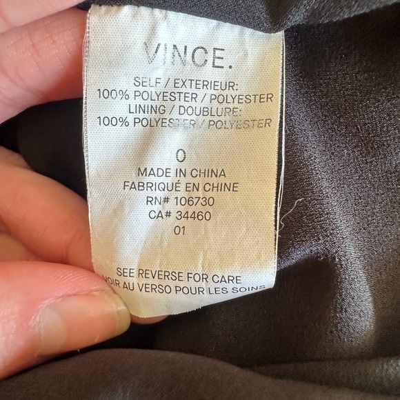Vince black shift mini dress, size 0 - Picture 6 of 6